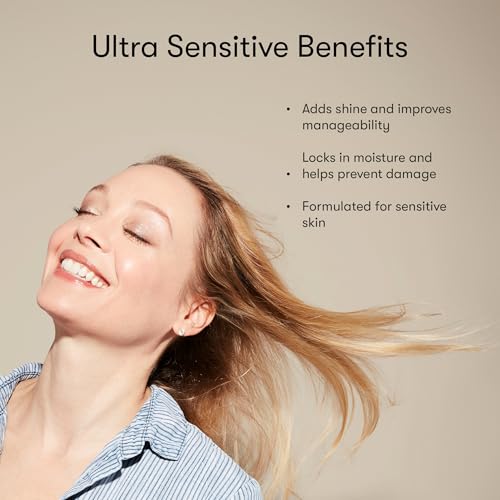 Odele Sulfate-Free Ultra-Sensitive Shampoo & Conditioner Set for Extra Gentle Cleansing and All Hair Types, 13 Fl Oz Each (2-Pack)