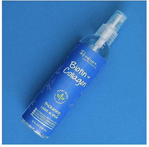 Renpure Plant-Based Beauty Biotin & Collagen Thickening Leave-in Conditioner, 8 Fluid Ounce