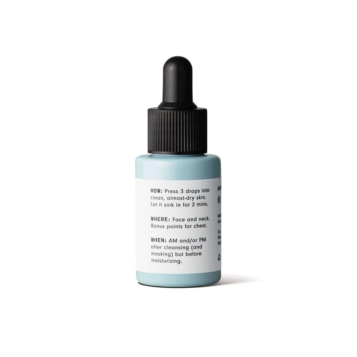 Versed Just Breathe Clarifying Facial Serum - Blend of Antioxidants, Niacinamide, White Willow and Zinc Helps Reduce Blemishes, Decongest Pores and Soothe Redness - Vegan Acne Serum (1 fl oz)
