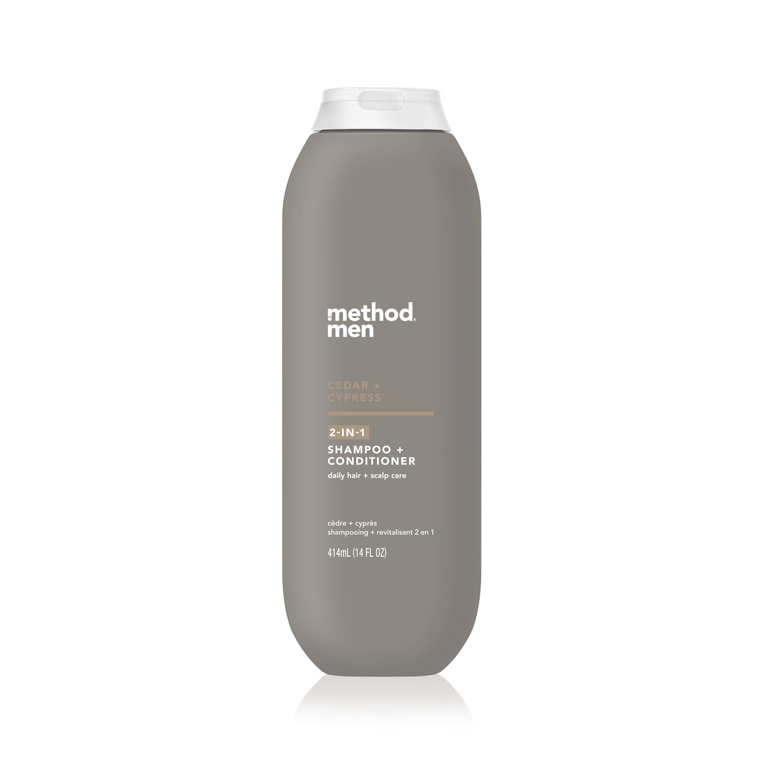 Method Men 2-in-1 Shampoo + Condtioner, Cedar + Cypress, 14 Ounces.