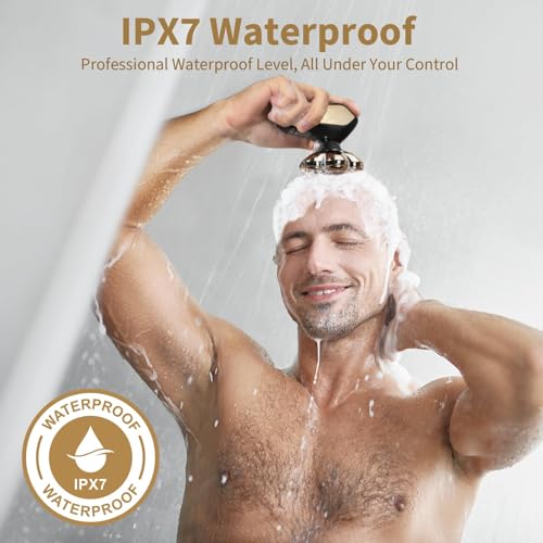 SHPAVVER Head Shavers for Bald Men: 5-in-1 Electric Razor - IPX7 Waterproof Shaving Grooming Kit for Balder - Turbo Speed & Precision Blades
