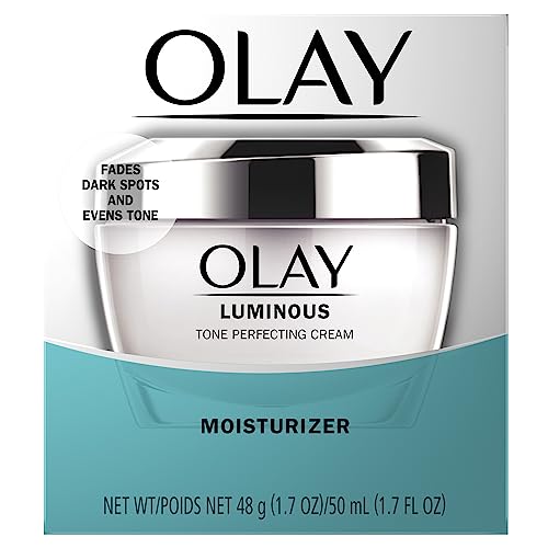 Olay Dark Spot Corrector, Luminous Tone Perfecting Cream and Sun Spot Remover, Advanced Tone Perfecting Face Moisturizer, 48 g