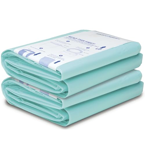 Diaper Dekor Classic Diaper Pail Biodegradable Refills | 4 Count | Most Economical Refill System | Quick & Easy to Replace | No Preset Bag Size Use Only What You Need | Exclusive End-of-Liner Marking