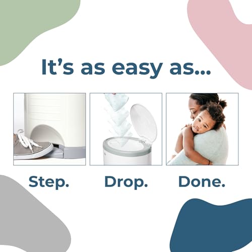 Diaper Dekor Classic Diaper Pail Biodegradable Refills | 4 Count | Most Economical Refill System | Quick & Easy to Replace | No Preset Bag Size Use Only What You Need | Exclusive End-of-Liner Marking