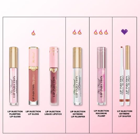 Too Faced Lip Injection Maximum Plump Lip Plumping Lip Gloss