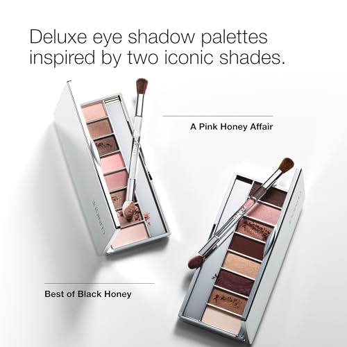 Clinique All About Shadow Eye Shadow Palette, 8 Silky + Buildable Shades | Safe For Sensitive Eyes, A Pink Honey Affair, 0.41 Ounce