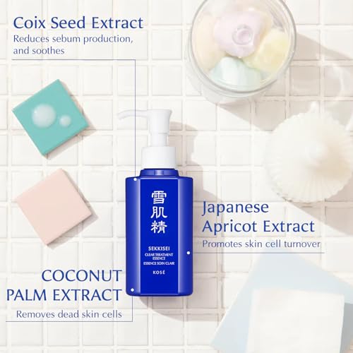 SEKKISEI Clear Treatment Essence, Renewing Skin Treatment, 4.7 Ounce