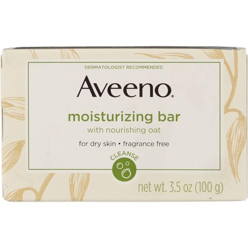 AVEENO Naturals Moisturizing Bar for Dry Skin 3.50 oz (Pack of 12) - Packaging May Vary