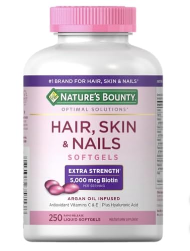 Nature's Bounty Hair, Skin and Nails, 250 Softgels (2 Pack)