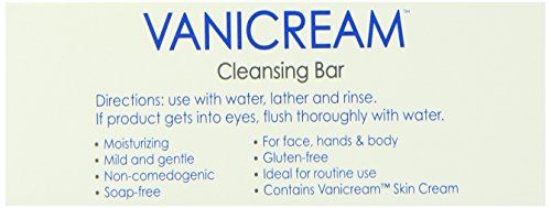 Vanicream Cleansing Bar, Fragrance Free - 3.9 Oz. (Pack of 3)