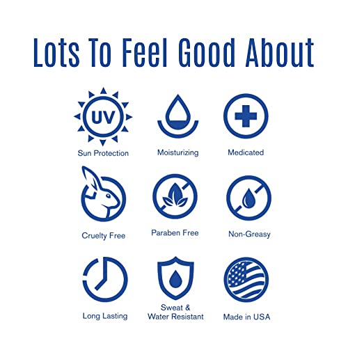 Dermatone Green Tea Lip Balm | Moisturizing | Medicated | Aloe & Vitamin E | Soothes Chapped & Cracked Lips | SPF30 | 3-pack (Green Tea, 0.15oz)