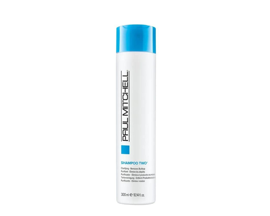 Paul Mitchell Shampoo Two, Clarifying Shampoo, Deep Cleanses + Removes Buildup, For All Hair Types, Especially Oily Hair, 10.14 fl. oz.