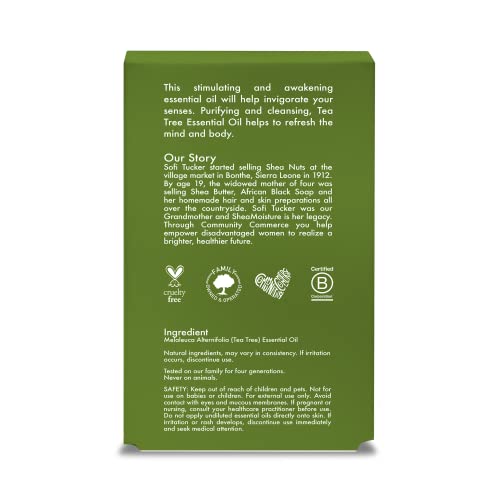 SheaMoisture Tea Tree Essential Oil, 0.45 Fl Oz