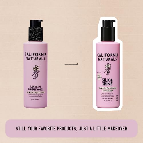 California Naturals Leave In Conditioner, Coconut Milk Hair Care Detangler, Natural, Vegan, Paraben & Sulfate Free, Smoothing, Primer & Stylerfor Frizzy, Dry, Hair and All Hair Types, 6 fl oz