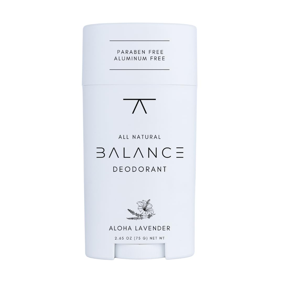 BALANCE All Natural Deodorant (Aloha Lavender) - for Women and Men