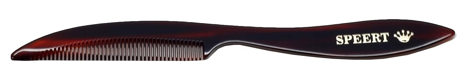 Hand-made tortoise mustache comb #95