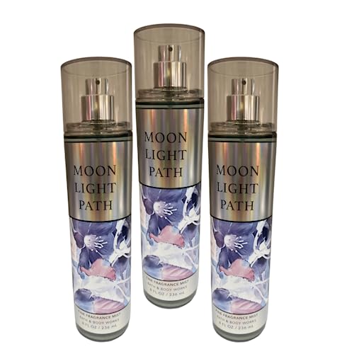Bath & Body Works Moonlight Path Fine Fragrance Mist 8oz - Pack of 3