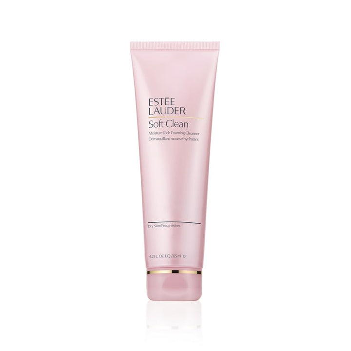 Estée Lauder Soft Clean Moisture Rich Foaming Face Wash Cleanser, 4.2 Ounce