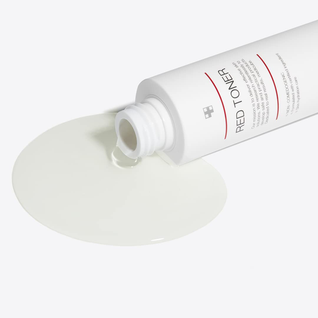 Medicube Red Toner 2.0 || Low-irritating Formula for Acne-Prone Skin | Soothing and Relieving | Formulated with BHA, Niacinamide & Adenosine | Non-comedogenic | Korean Skincare (3.38fl.oz.)