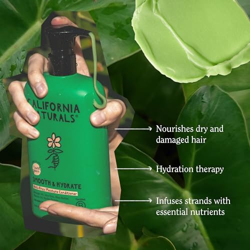 California Naturals Super Moisture Conditioner for Damaged Dry Hair, Hydrating Conditioner, Scalp & Hair Care for Women & Men, Natural, Vegan, Cruelty, Paraben & Sulfate Free, Color Safe, 16.5 fl oz