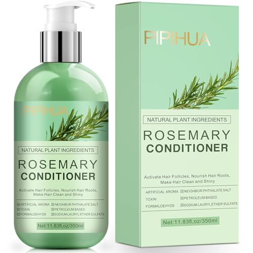 Rosemary Conditioner for Hair Growth: Conditioner for Thinning Hair & Anti-Hair Loss for Men and Women - Rosemary Mint Strengthening Conditioner with Tea Tree Oil Biotin