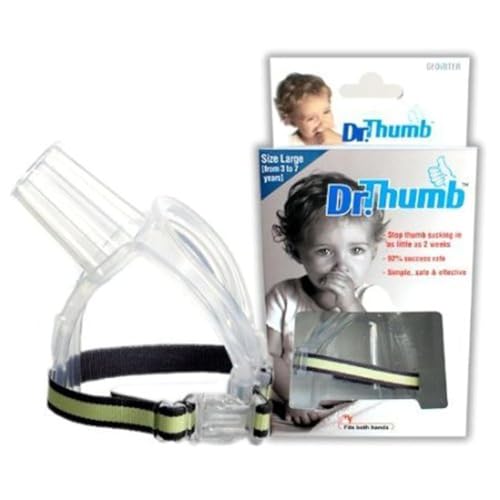Dr Thumb for Thumb Sucking Prevention and Treatment, Stop Thumb Sucking Today (Large (3-7 years))