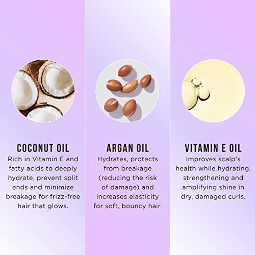 HASK CURL CARE Intensive Deep Conditioner Treatments for curly hair- vegan formula, cruelty free, color safe, gluten-free, sulfate-free, paraben-free