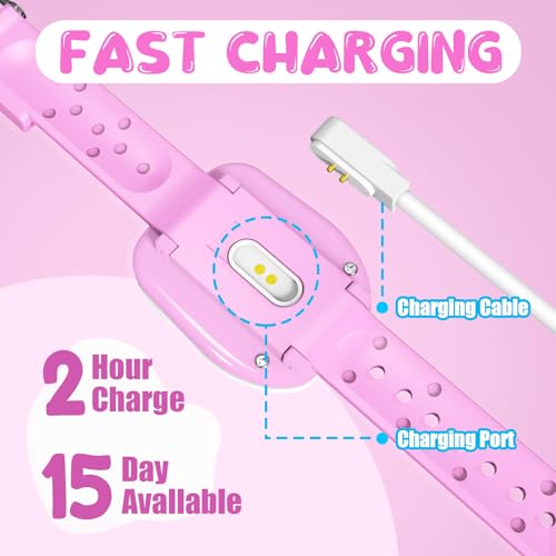 SKYROKU Potty Training Watch for Toddlers – Cute Toilet Shape, Music & Light Reminders, Countdown Timer, Rechargeable, Silicone Strap – Easy Setup & Safe for Kids