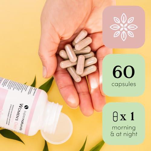 Super Naturals Health, Multivitamin for Women, Immune Defense Supplement Multivitamin Capsules, Vegan Supplements for Women - 60 Capsules