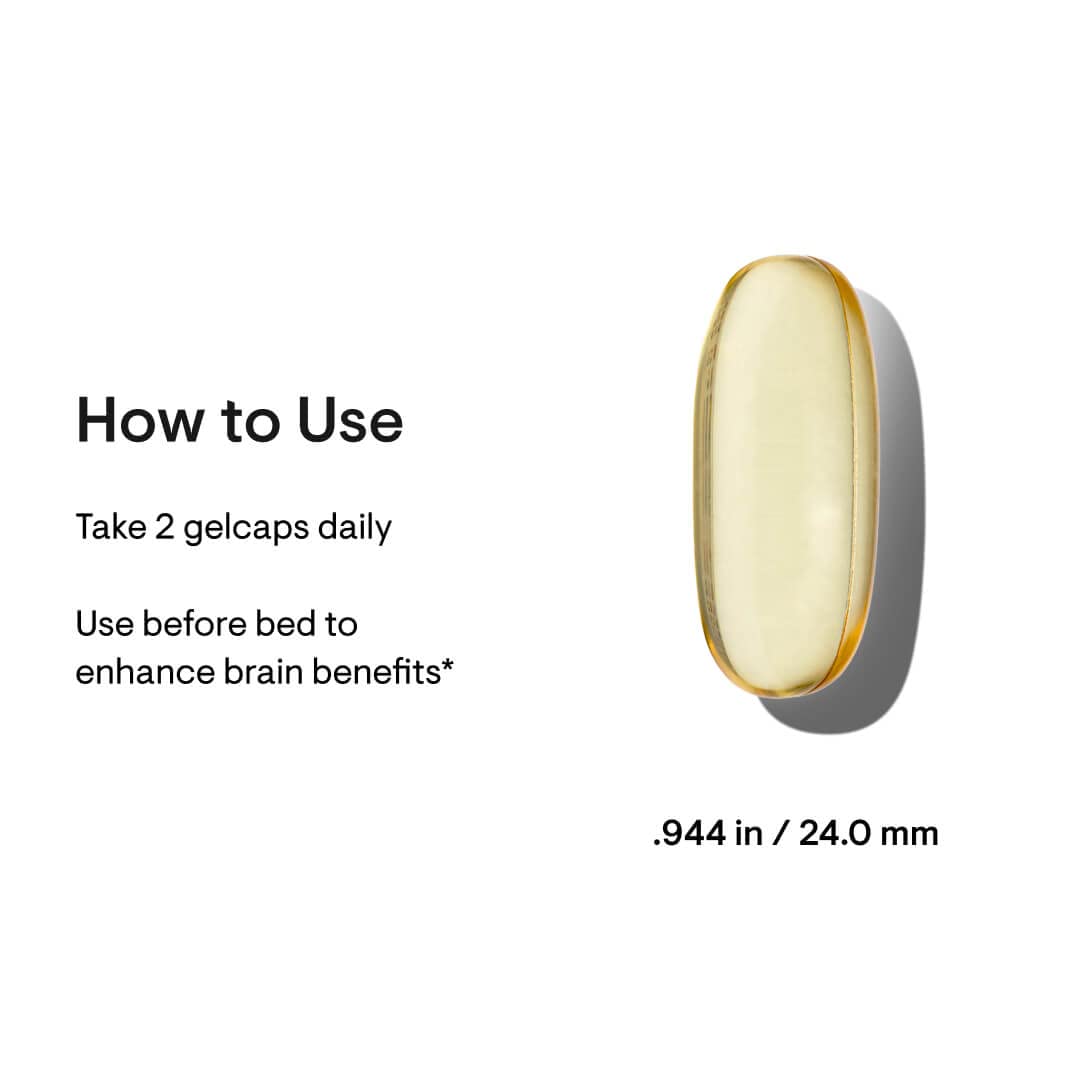 THORNE Advanced DHA - 650 mg DHA and 200 mg of EPA - Supports Healthy Brain Aging and Nerve Function - 60 gelcaps