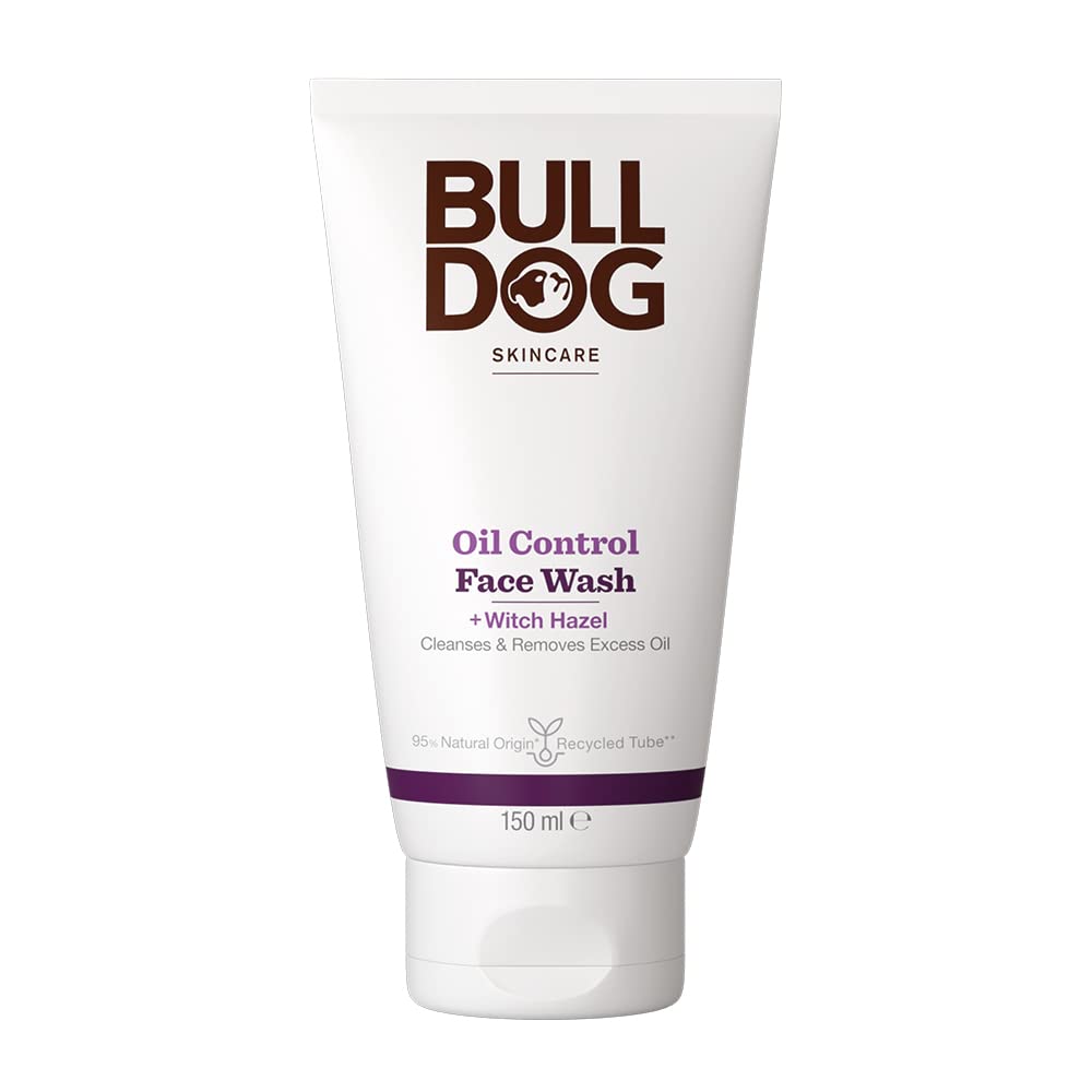 Bulldog Skincare For Men, Oil Control Face Wash, 5 fl oz (150 ml)