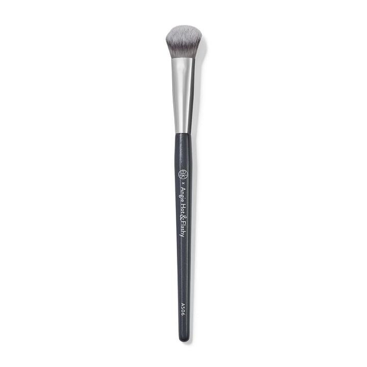 BK BEAUTY BRUSHES - ANGIE HOT & FLASHY A506 CONCEALER - Viral Kitten Paw Face Brush - Under-Eye Concealing and Contouring - Makeup Brushes