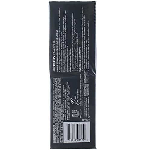 Dove, Men Bar Soap Charcoal + Clay, 4 Ounce (Pack of 6)