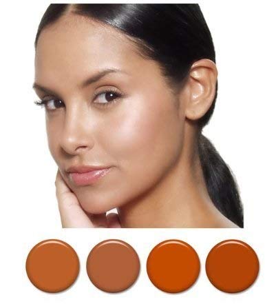 Art of Air 4pc TAN Complexion Professional Airbrush Cosmetic Makeup Set 1/2 oz bottles