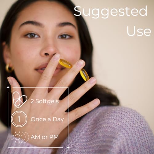 BodyBio Omega Oils 3 & 6 - Essential Fatty Acids for Brain and Heart Health | Organic Safflower and Flax Seed Oil Blend | Cold-Pressed Oils | DHA EPA | Balance Oil 60 Softgel