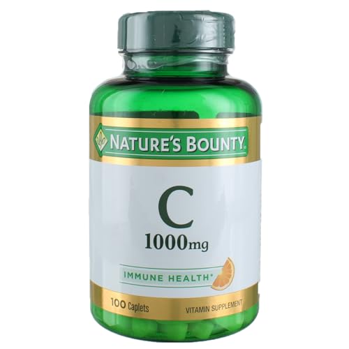 Nature's Bounty Vitamin C, 1000mg, 100 Caplets (Pack of 3)