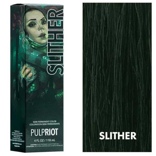 Pulp Riot - Slither Semi-Permanent Color Green, 4 Fl Oz (Pack of 1)