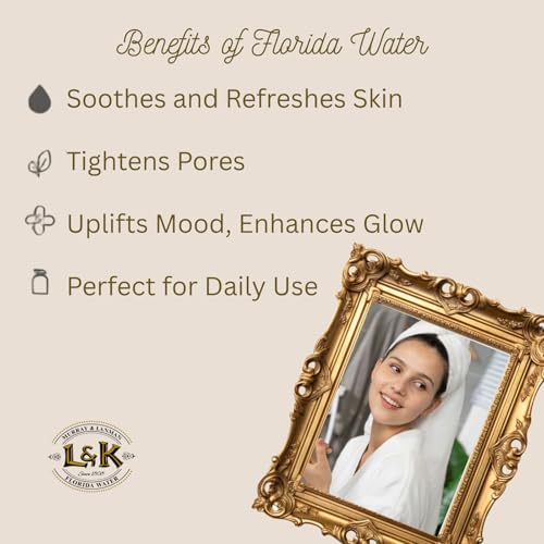 Florida Water, After Shave Cologne, Fresh, Clean Fragrance, 2-Pack of 7.5 Fl Oz, Bottles.