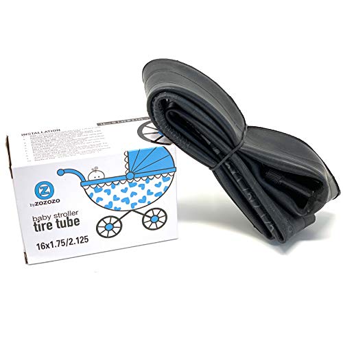 ZOZOZO BOB Stroller Tire Tube Replacement 16x1.75 Rear Inner Tube for Wayfinder, Alterrain, Revolution Flex/Pro/SE, Strides, Ironman & Duallie Joggers – Durable, Easy to Install & Leak-Resistant