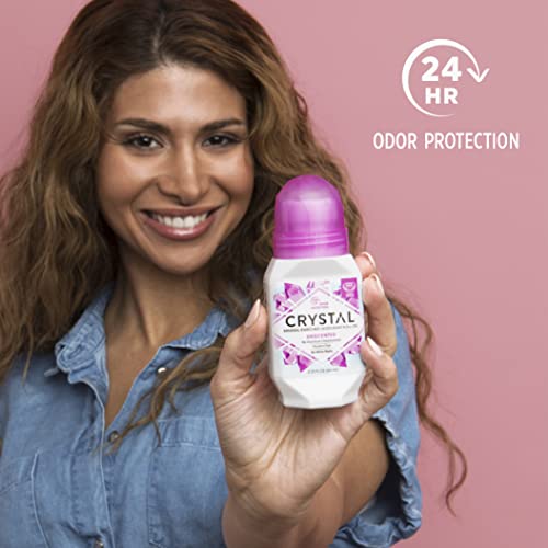 Crystal Body Deodorant Roll-On-2.25 oz, 2 pack
