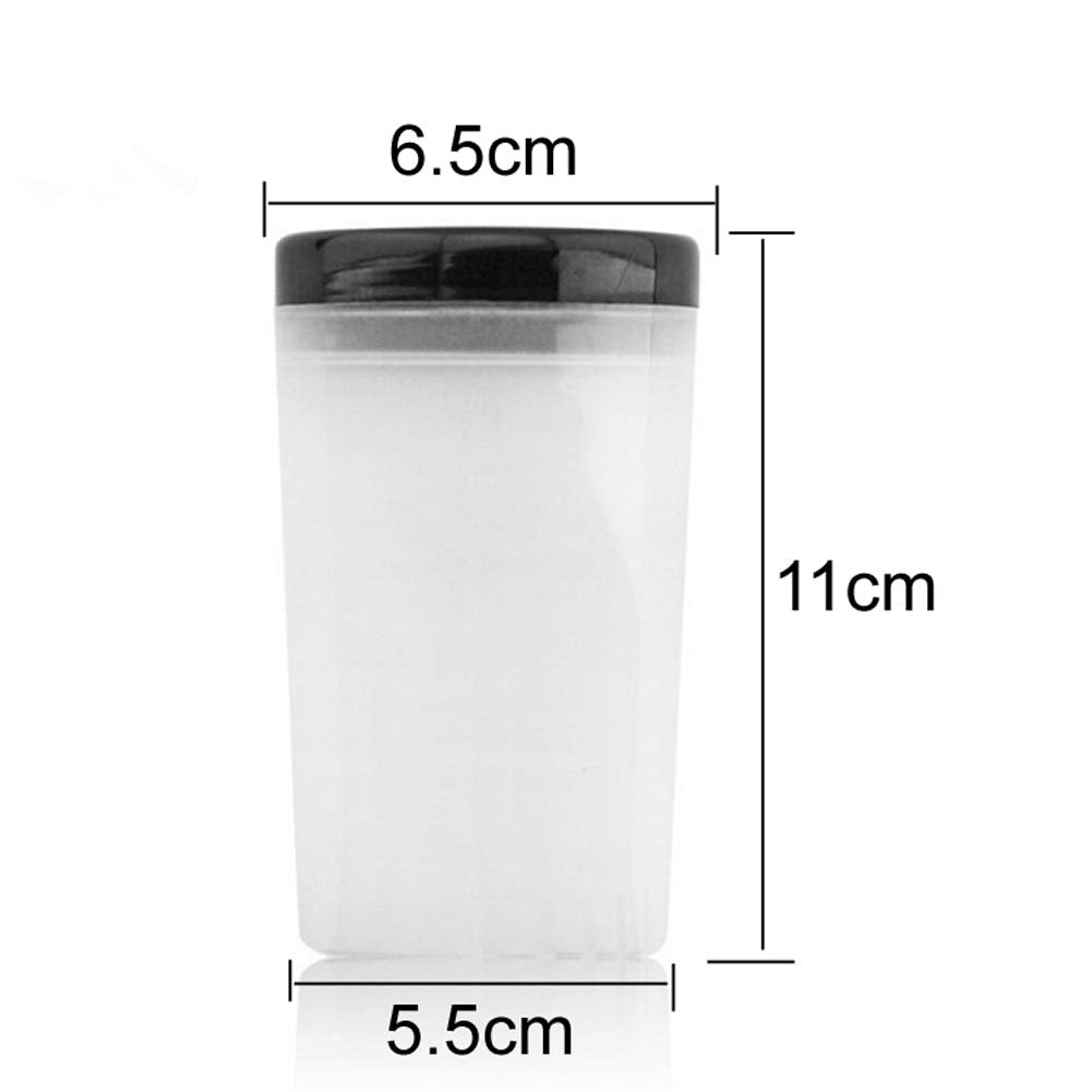 1 Piece Nail Art Brush Cleaner Cup Nail Art Tip Brushes Holder Remover Cup UV Gel Pen Polish Remover Cleanser Cup Immersion Brush Cleaner Pot Multiple Size Slots, Black Lid
