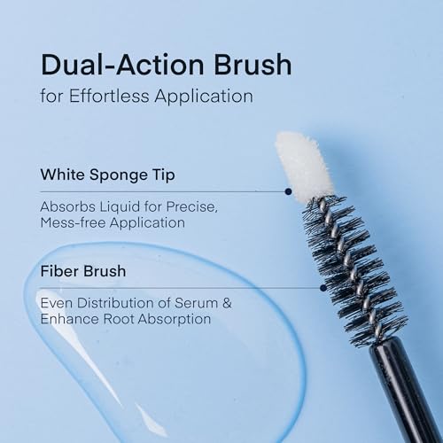 Eyebrow Growth Serum - Natural Eyebrow Serum and Enhancer for Thicker Brows and Grow Bows Faster, Longer, Fuller - 5mL