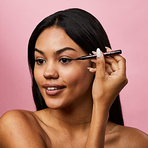 Soap & Glory Supercat Skinny Black Liquid Eyeliner Pen - Long Lasting, Long Wear & Easy Precision - Thin Tip Creates a Precise, Matte Liquid Eyeliner Look (1.6g)