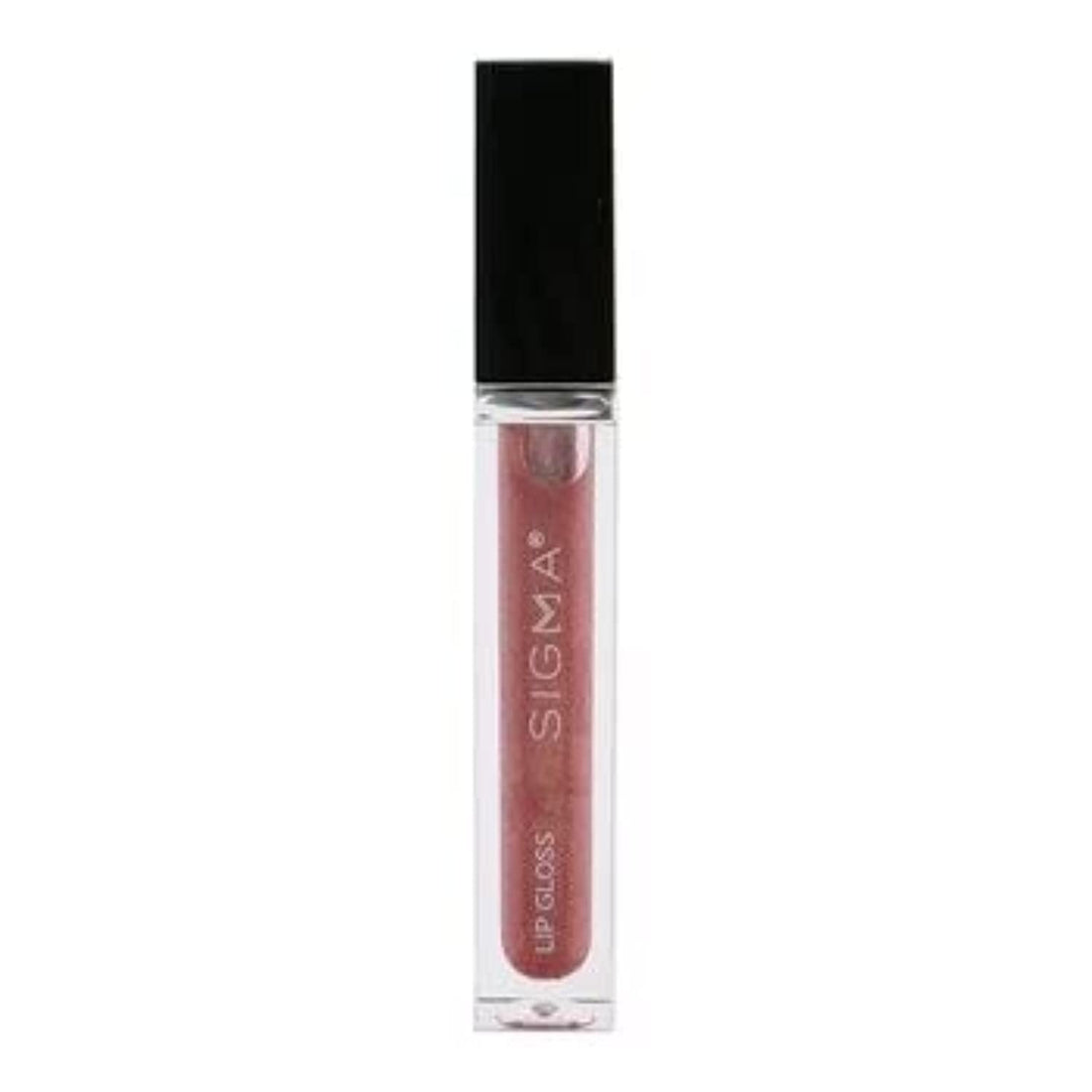 Sigma Beauty Moisturizing Smooth Tinted Lip Gloss Shimmer - Soft Rosewood Shimmer - Moisturizing, High Shine, Non Sticky Lip Gloss - Wear Alone or Over Lipstick - Secret Garden