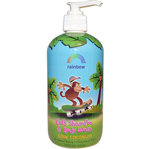Rainbow Research, Kids Shampoo and Body Wash Goin Coconuts, 12 Fl Oz