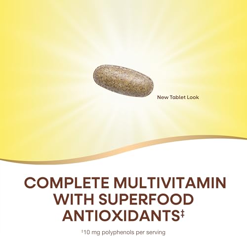Nature's Way Alive Women's 50+ Complete Multivitamin, Supports Healthy Heart, Brain, Bones*, Superfood Antioxidants**, B-Vitamins, Gluten-Free, 50 Tablets (Packaging May Vary)