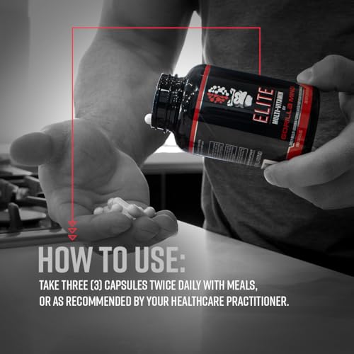 Gorilla Mind Elite Multi-Vitamin (180 Capsules) – Daily Multivitamin Formulated for Peak Performance | 27 Nutrients to Backfill Micronutrient Shortcomings