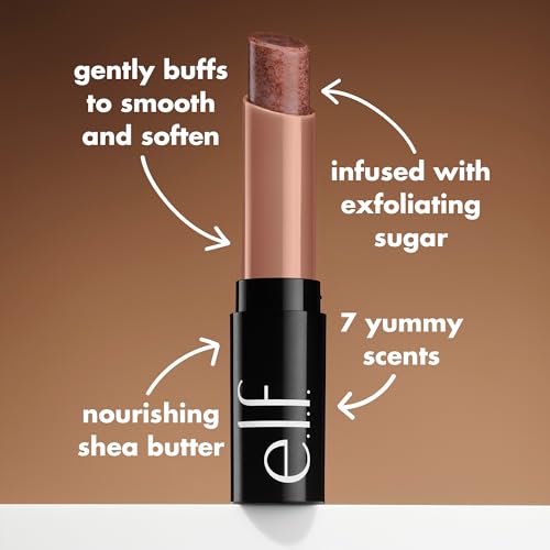 e.l.f. Lip Exfoliator, Moisturizing Scented Lip Scrub For Exfoliating & Smoothing Lips, Infused With Jojoba Oil, Vegan & Cruelty-free, Orange Creamsicle