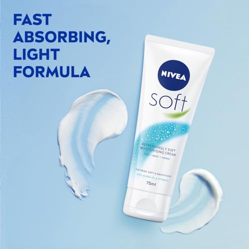 Nivea Soft Tube Moisturising Body Cream, 75 ml