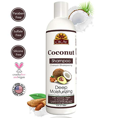 Okay Coconut Oil Deep Moisturizing Shampoo, 12 Ounce by Okay